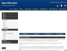 Tablet Screenshot of open-education.org